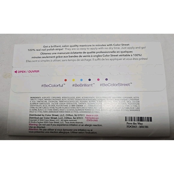 Color Street Nail Strips Pave The‎ Way - Picture 2 of 2